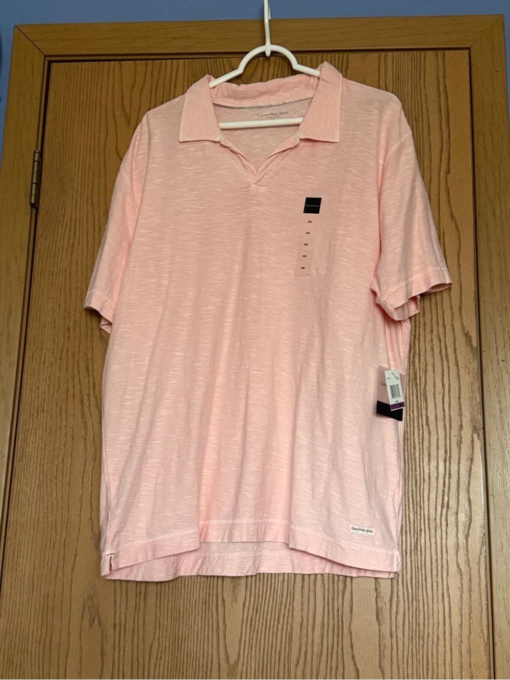 Calvin Klein Men's Polo Shirt XXL Pink Flirtation NWT